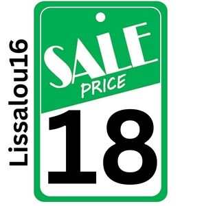 $18 Unlisted Item. Thank You For Your Purchase!